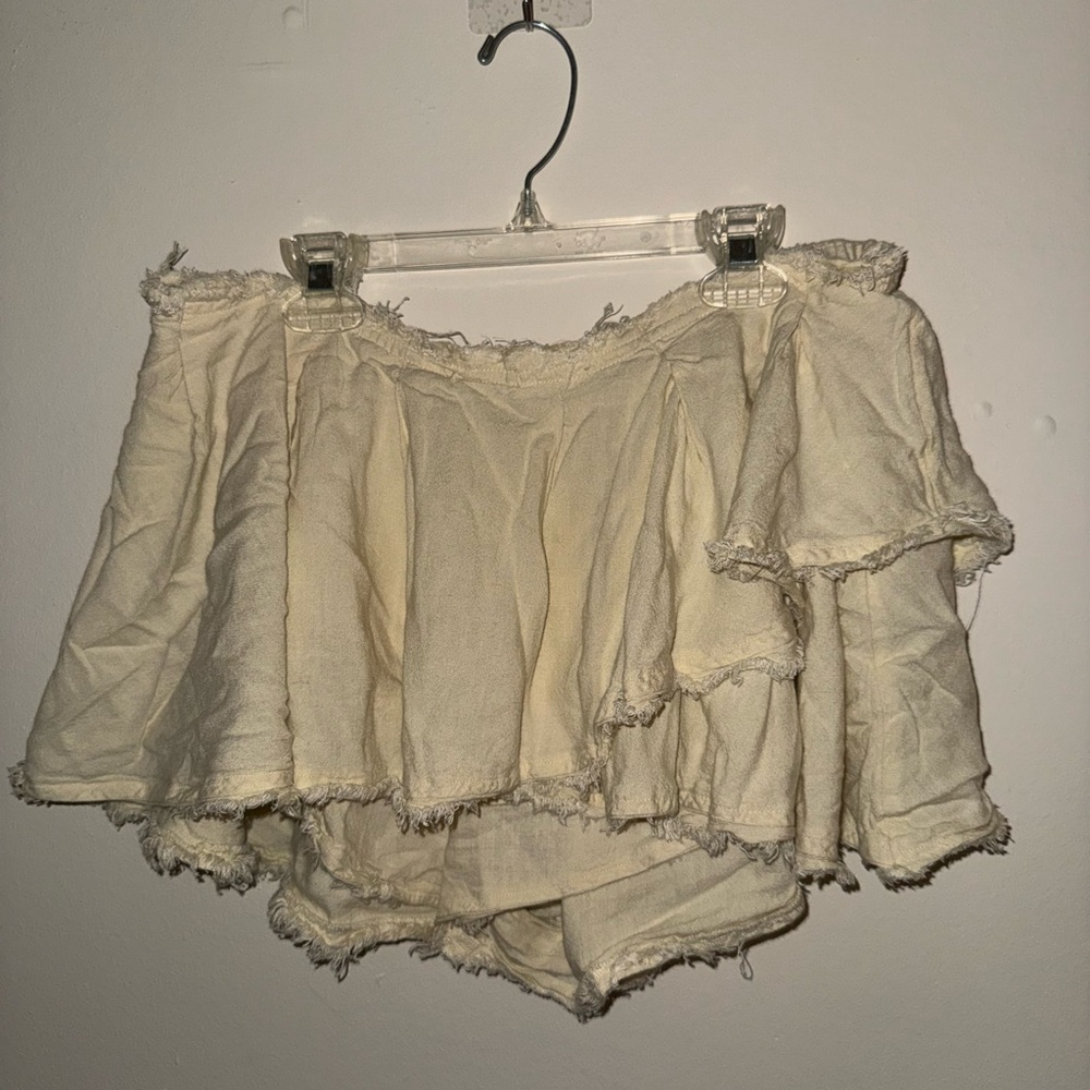 Ivory Free People Skort